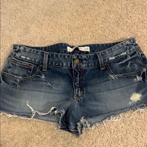 Abercrombie jean shorts size 10